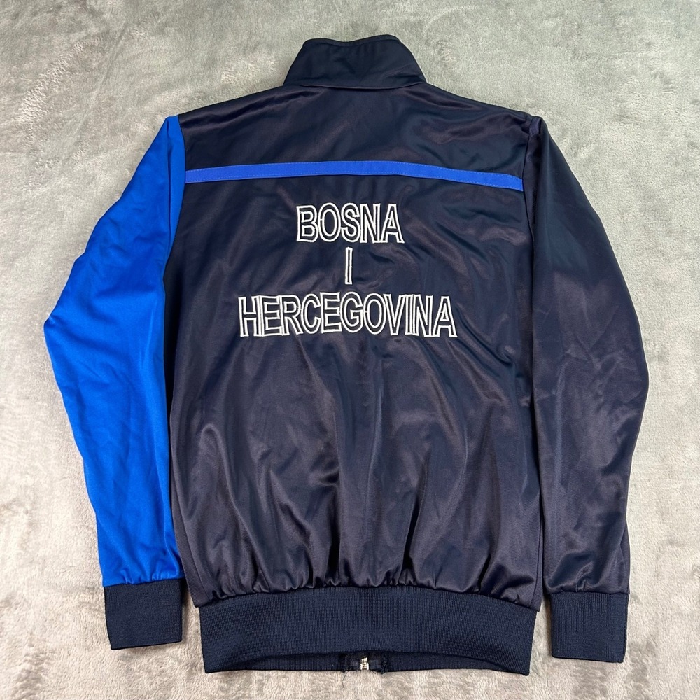 Bosnia and Herzegovina Football Federation Track Jacket Navy Blue Mens Small